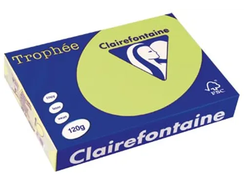 Trophée Pastel gekleurd papier A4 120 gram 250vel Golfgroen