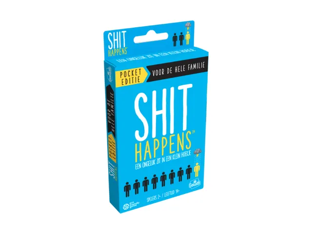 Goliath gezelschapsspel Shit Happens Familie Pocket Editie 14+