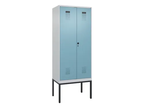 PBM-locker,HxBxD 2120x800x500mm,2vak,vak B 400mm,draaigrendel