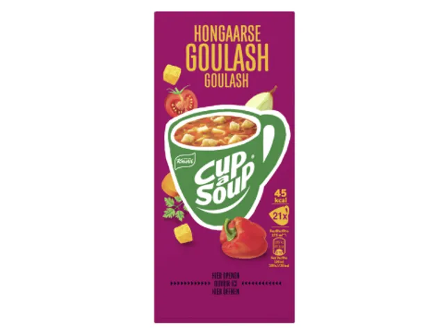 Cup a Soup Knorr Hongaarse goulash 175ml Soep doos 21 stuks