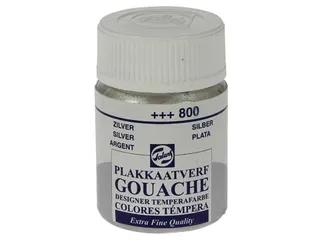 plakkaatverf Extra Fijn flacon van 16 ml, zilver - 1