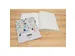 Gastenboek 100p. wit 27x22cm TERRAZZO