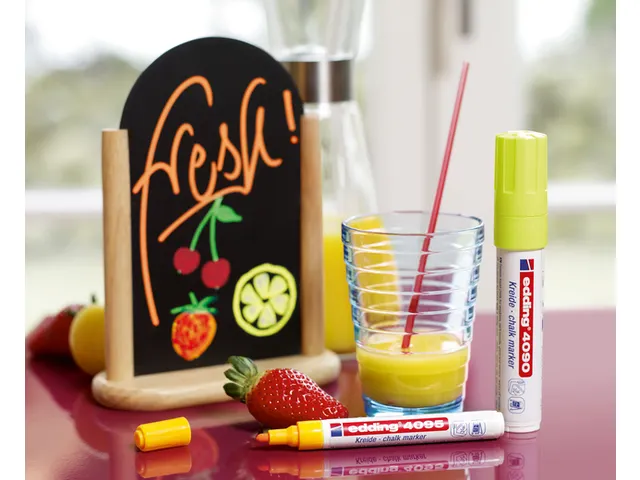 Viltstift edding 4090 window schuin wit 4-15mm op blister