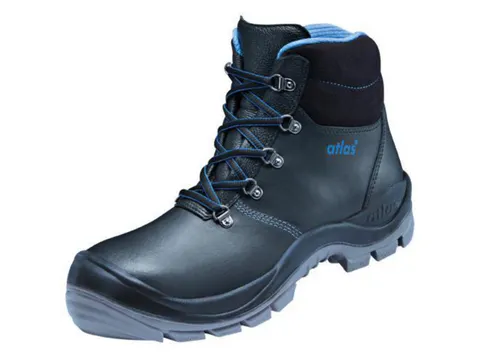 Atlas Duo Bau 730 hoge S3 veiligheidsschoenen, SRC, zwart, maat 44, pe