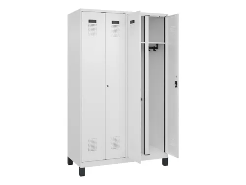 locker voor scheiding van kleding,HxBxD 1950x1200x500mm,4vak