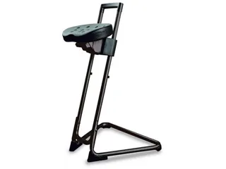 Esd Stahulp 600-850mm Glijders Zwart PU Staal - 1
