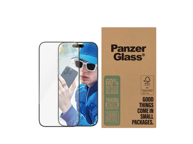 Protection écran PanzerGlass pour Apple iPhone 16 Pro
