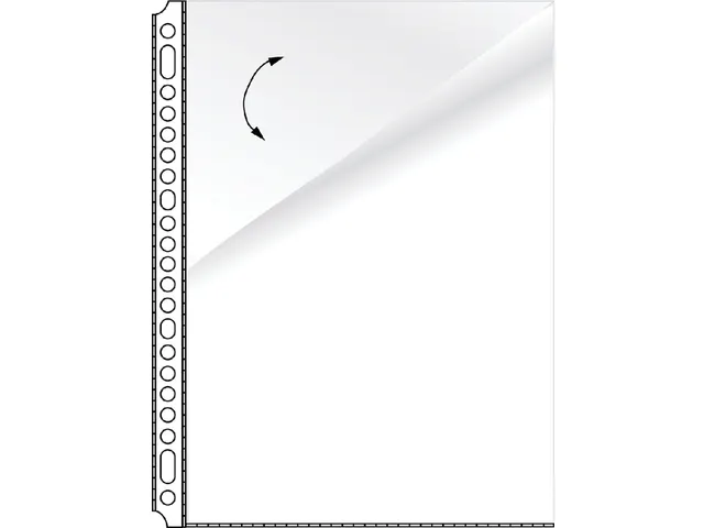 Showtas Kangaro A4 23-Gaats Pp 0.18mm Glad 2 Zijden Open