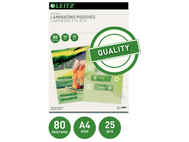 Eva pochette à plastifier ft A4, 160 microns (2 x 80 microns), paquet