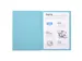 Dossiermap FOREVER 180 100% gerecycleerd 24x32cm Lichtblauw 50 Stuks
