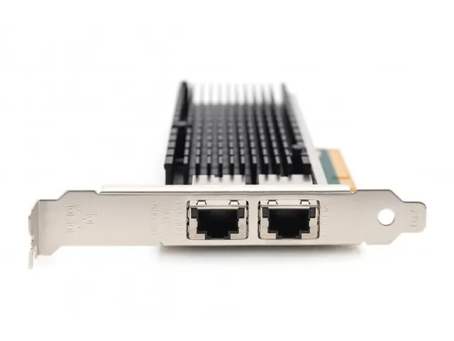 2-poorts 10 Gigabit Ethernet-netwerkkaart RJ45 PCI Express Intel-chips
