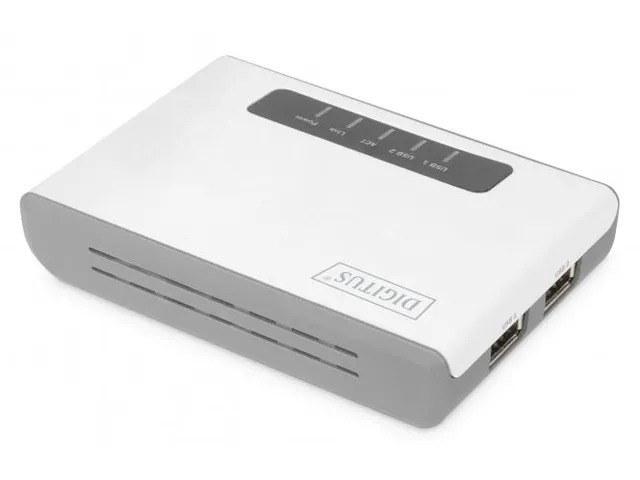 2-poorts USB 2.0 draadloze multifunctionele netwerkserver 300 Mbps