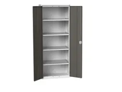 universele kast,HxBxD 2000x800x550mm,4xStalen bodem,draaigrendelslot