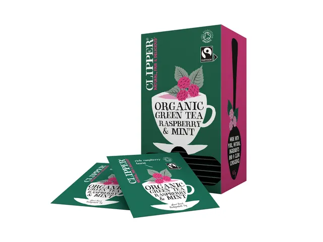 Thee Clipper Groen raspberry mint 25 zakjes