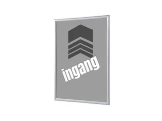 Kliklijst A1 complete set met print "INGANG" Grijs - 1