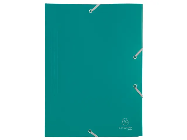 Elastomap 3 kleppen ondoorschijnende Polypropyleen 4/10de A4 Assorti