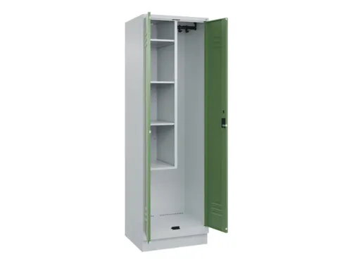 schoonmaakkast,HxBxD 1950x600x500mm,links 4vakken