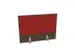 panneau de rehausse,p. table de bureau,NV brun caryer,BN4011-rouge