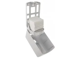 OUTLET Toiletpapierdispenser Kunststof Wit Voor Bulkpack toiletpapier - 2