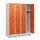 schoollocker,HxBxD 1630x1200x500mm,4vak,vak B 300mm,draaigrendel