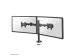 OUTLET Monitorarm FPMA-D960DG 2 Schermen tot 27 Inch met Doorvoer Zwar