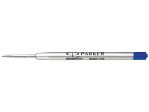 Balpenvulling Parker Quinkflow medium blauw blister à 10 stuks