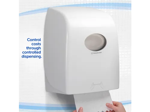 Handdoekroldispenser Kimberly Clark Aquarius wit 6959