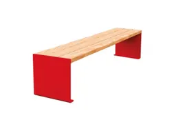 zitbank,B 1800mm,3latten,hout-zitting licht eikenhout,zitting H 450mm