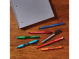 Balpen Paper Mate Flexgrip Ultra medium assorti blister 3+1 gratis - 4