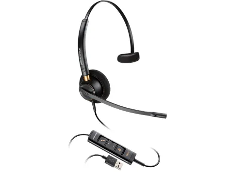 Poly EncorePro 515 Microsoft Teams Certified Monoaural met USB-A Heads