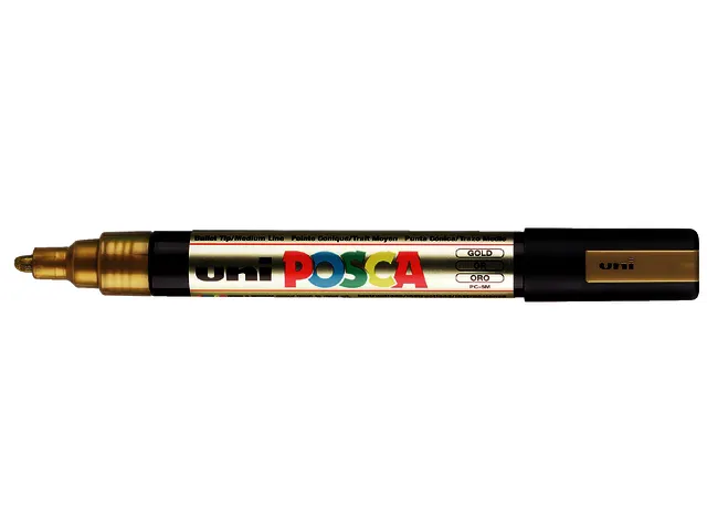 Verfstift Posca PC5M Medium Punt 1,8-2,5mm Goud
