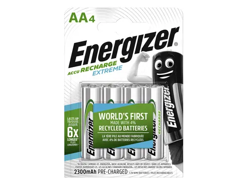 Batterij oplaadbaar Energizer 4x AA 2300mAh