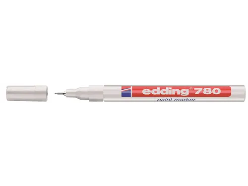 Viltstift edding 780 lakmarker rond wit 0.8mm