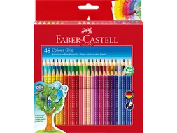 Kleurpotlood Faber-Castell Grip 48 stuks + gratis A3 Kangaro schetsboe