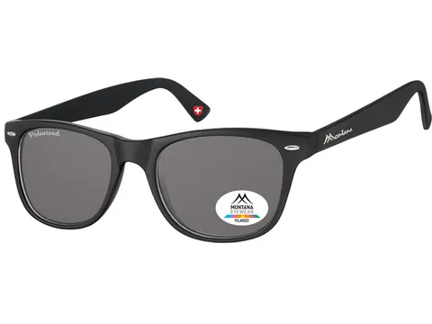Zonnebril Montana Havanna met smoke gepolariseerd glas zwart