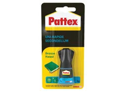 Secondenlijm Pattex met kwast flacon 5 gram op blister