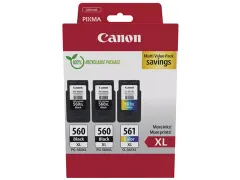 2x PG-560XL 1x CL-561XL inktcartridge 3712C009 4 kleuren