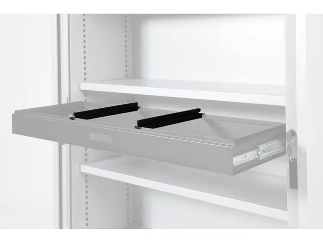 Claudius dieptegeleider staal zwart (2st. per rek)