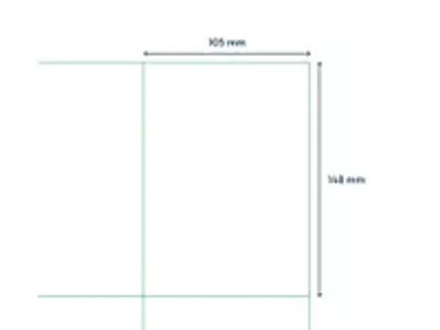 OUTLET Etiket Rillstab 105x148mm A6 Wit 400 Stuks