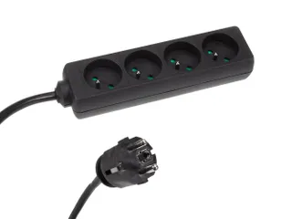 4-Voudige Stekkerdoos Met Krimpkous - 3G2.5 - 5m - Penaarde - 3