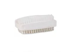 Wecoline Nagelborstel Kunststof Dubbele inzet Wit, doos 10st