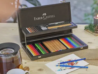 Kleurpotloden Faber-Castell Art&Graphic Compendium mahoniebox - 9