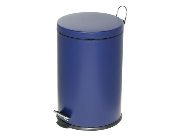 pedaalemmer Alco metaal 20 liter kunststof binnenemmer blauw | PedaalemmerOnline.be