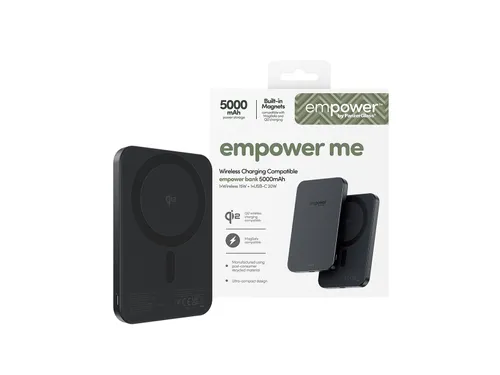 PanzerGlass empower by empower Bank | 5000mAh | Space Black,