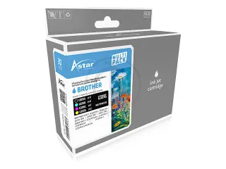 Astar Brother LC3219XLVALDR MFCJ Inkt CMYK HC Rebuilt set van 4 - 1