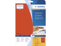 Herma 4552 Gekleurde Etiketten Verwijderbaar 105x37mm Rood