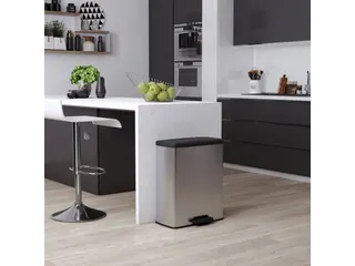 Pedaalemmer Decobin 65 Liter Zilver Zwart - 5