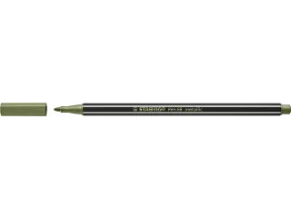 Viltstift STABILO Pen 68/843 medium metallic lichtgroen - 1