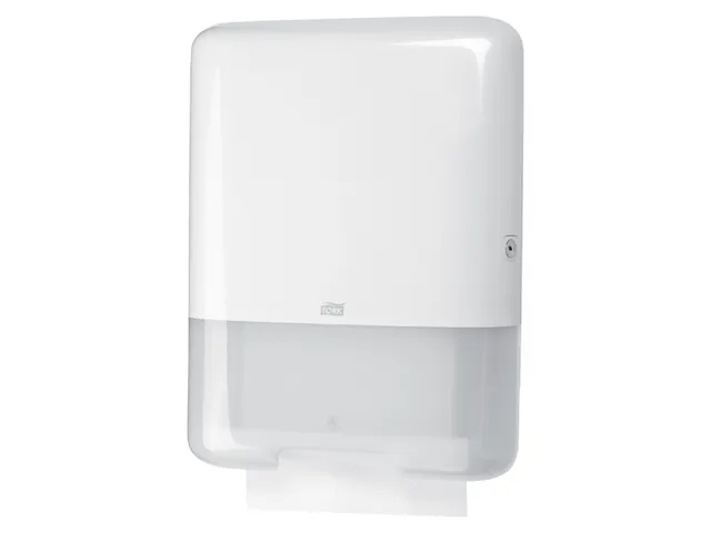 Tork 553000 H3 C-vouw en Z-vouw Handdoek Dispenser Elevation Wit