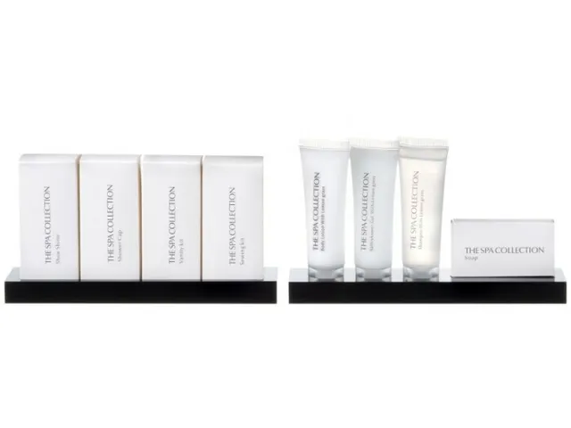 Présentoir pour tubes The Spa Collection noir 3 trous 10 pièces